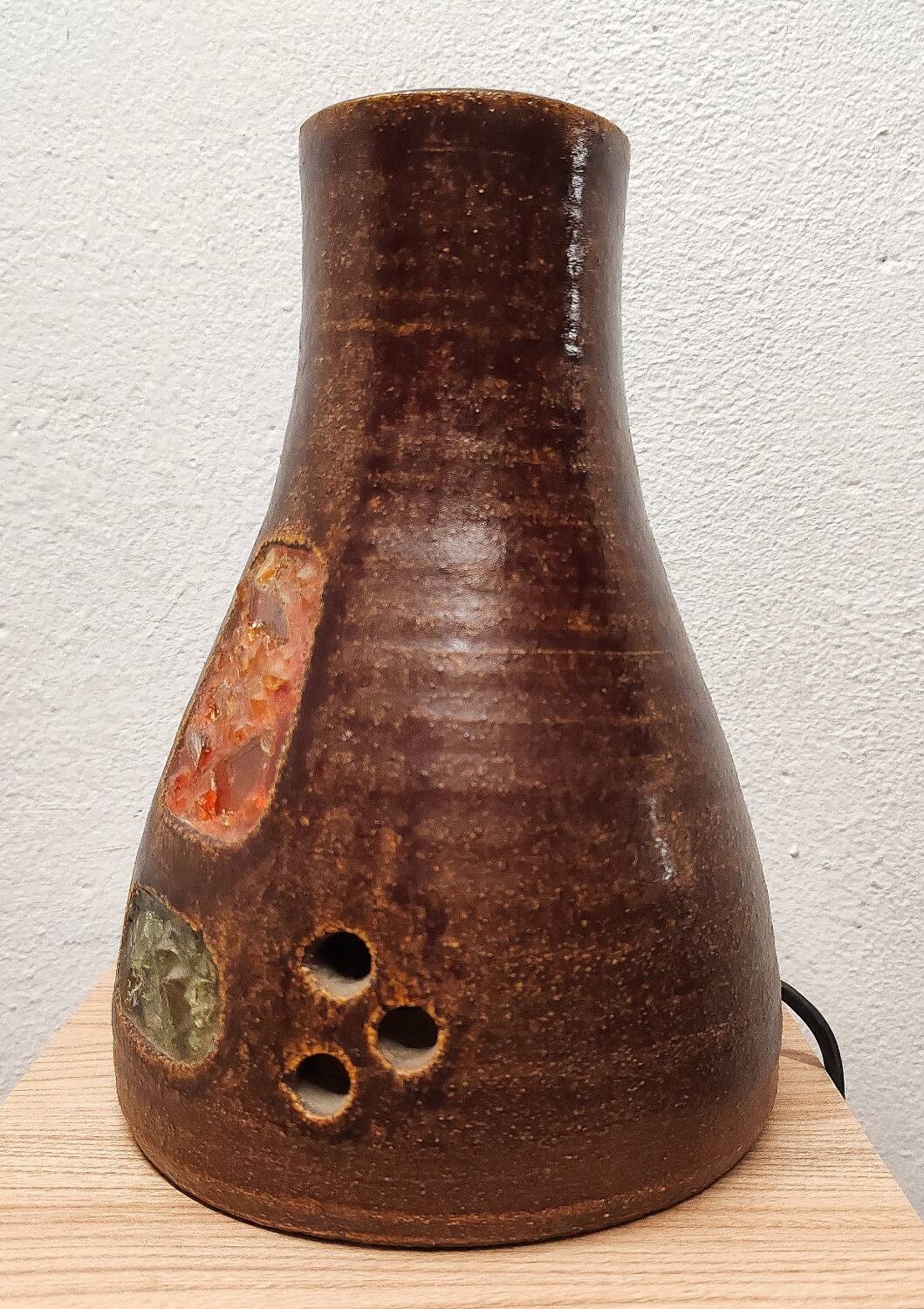 Accolay ceramic lamp by Georges Pelletier