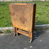 Antique folding oak table