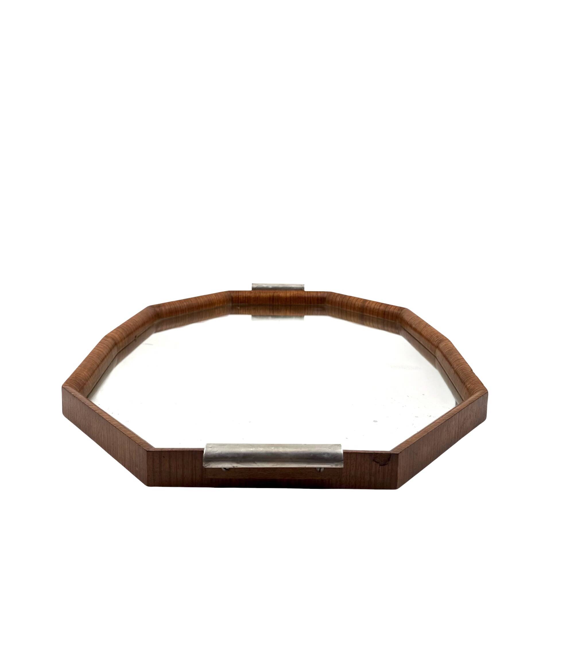 Great modern mirror tray, Brazil 1960s