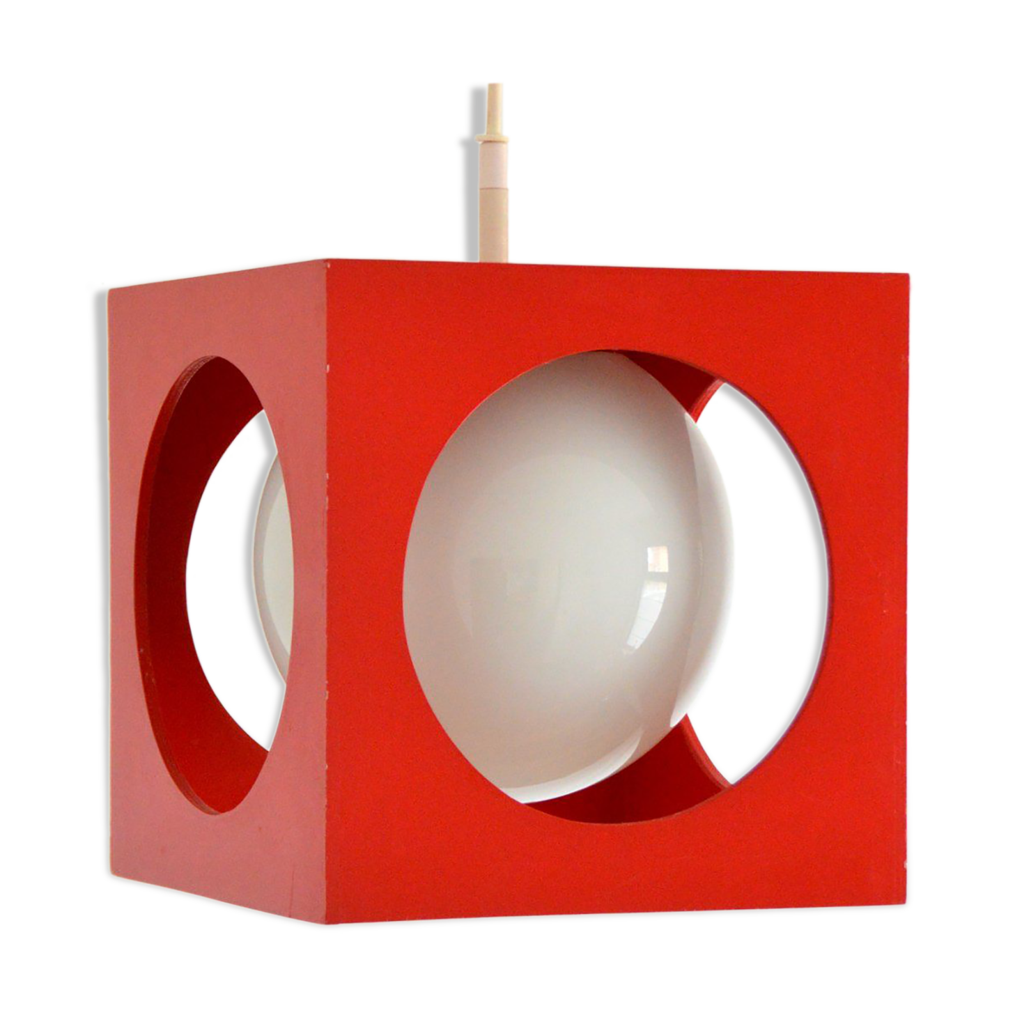Suspension space age Gloss Leuchten vintage 1970s