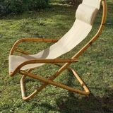 Fauteuil transat en bambou