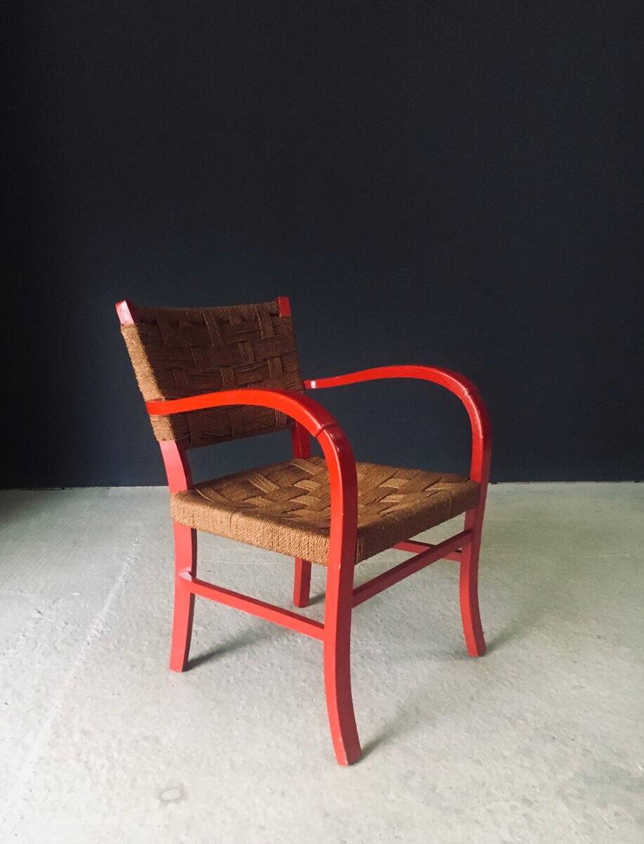 Mediterranean Armchairs, France, 1950s, Set of 2