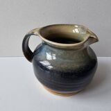 Glazed ceramic pitcher signed C - Tasey