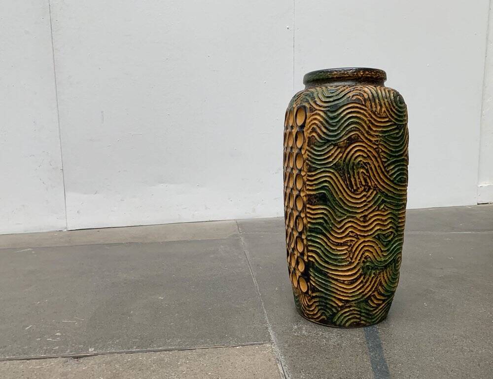 Brutalist pedestal vase by Dümler & Breiden, mid-century, 1960s.