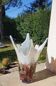 Waltersperger spun glass vase