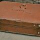 Leather suitcase