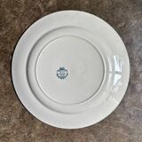 Round Salins ironstone dish, "Directoire" service