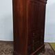 Louis Philippe secretary in oak and walnut burl.