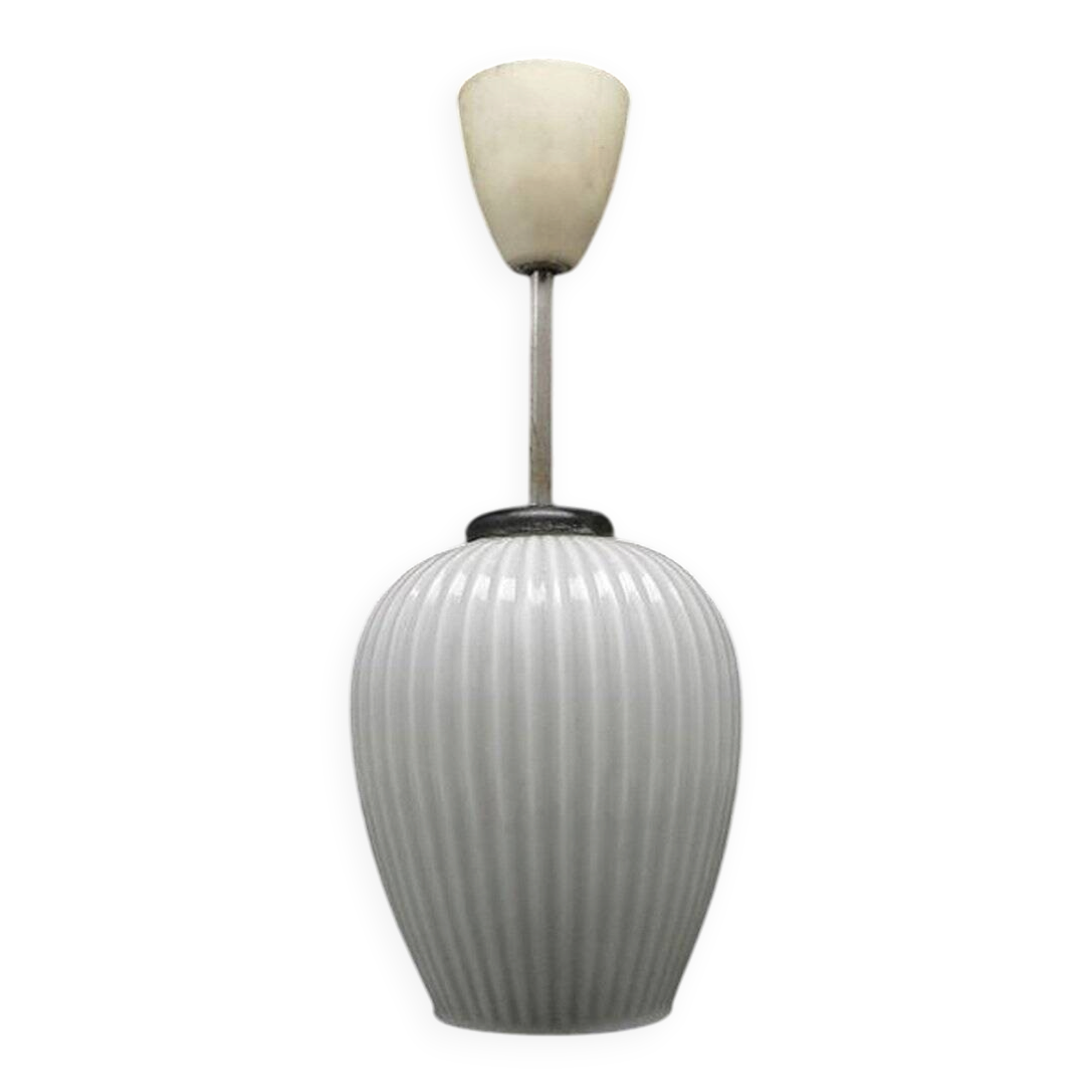 Pop art style pendant lamp, Poland, 1970s