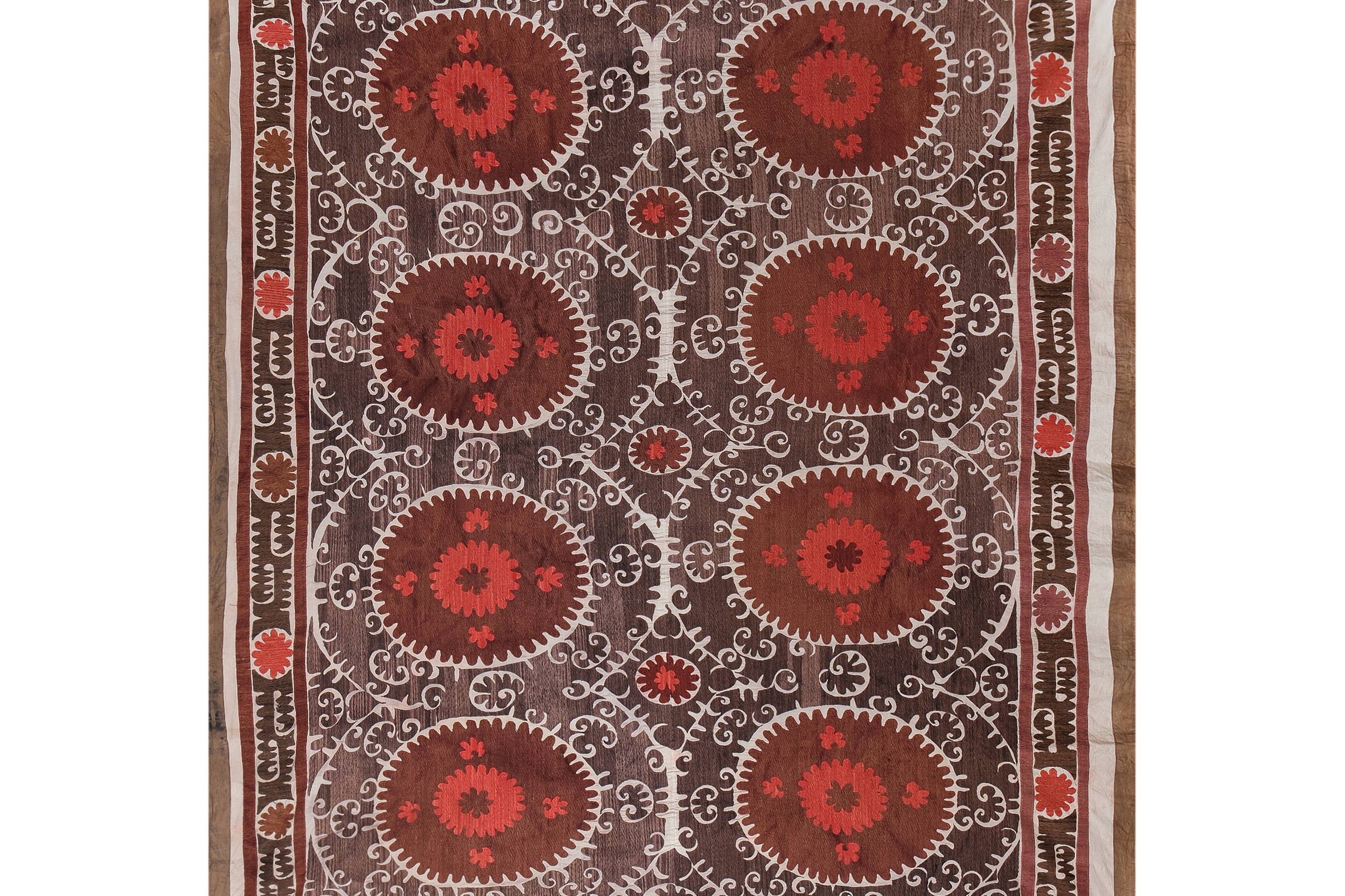 Hand knotted rug, vintage turkish rug 260x347 cm