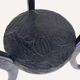 Liberty London 1905 Japanese hand carved floral side table or plant stand