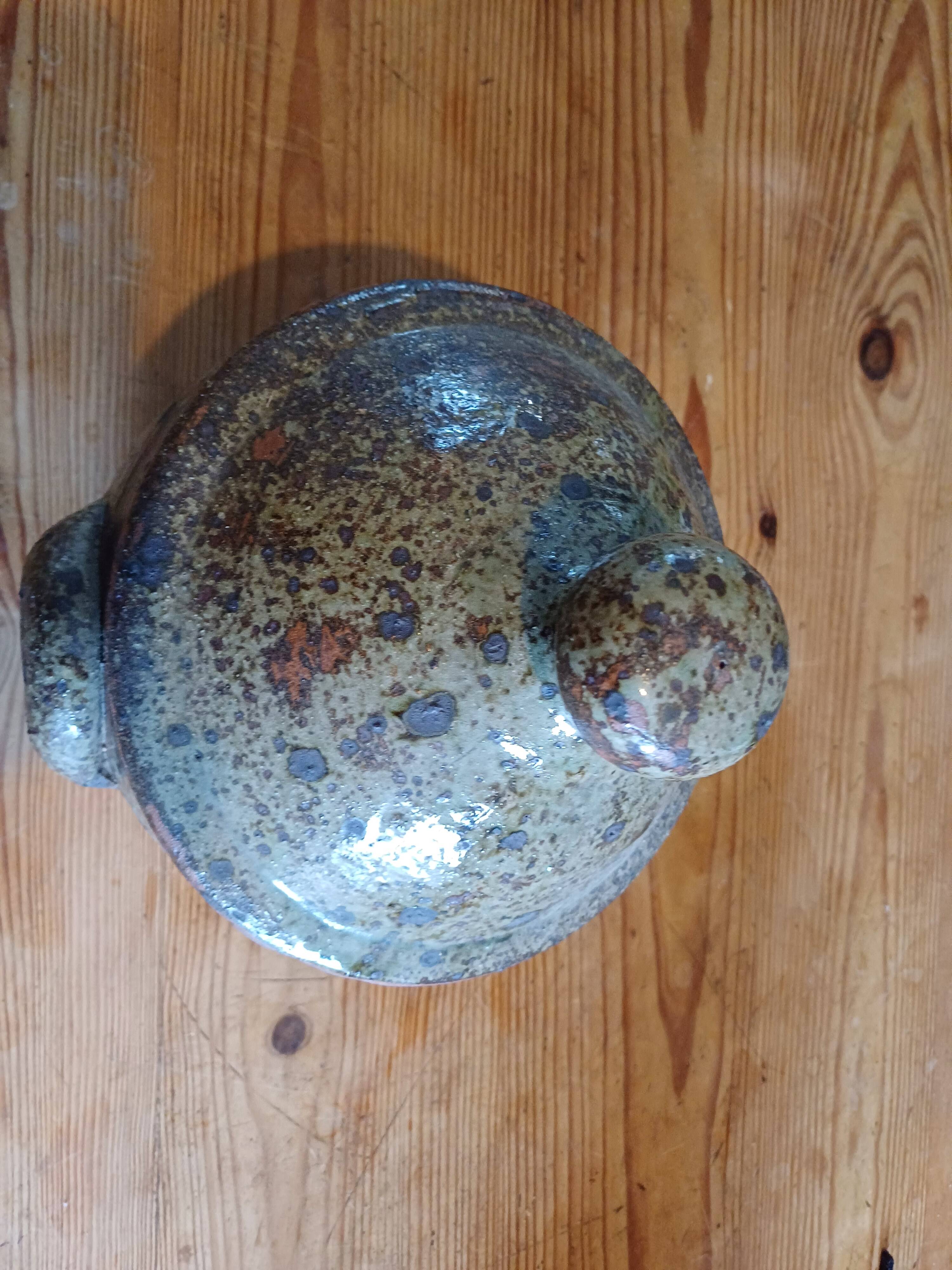 1960s Stoneware Soup Tureen or Empty Pocket