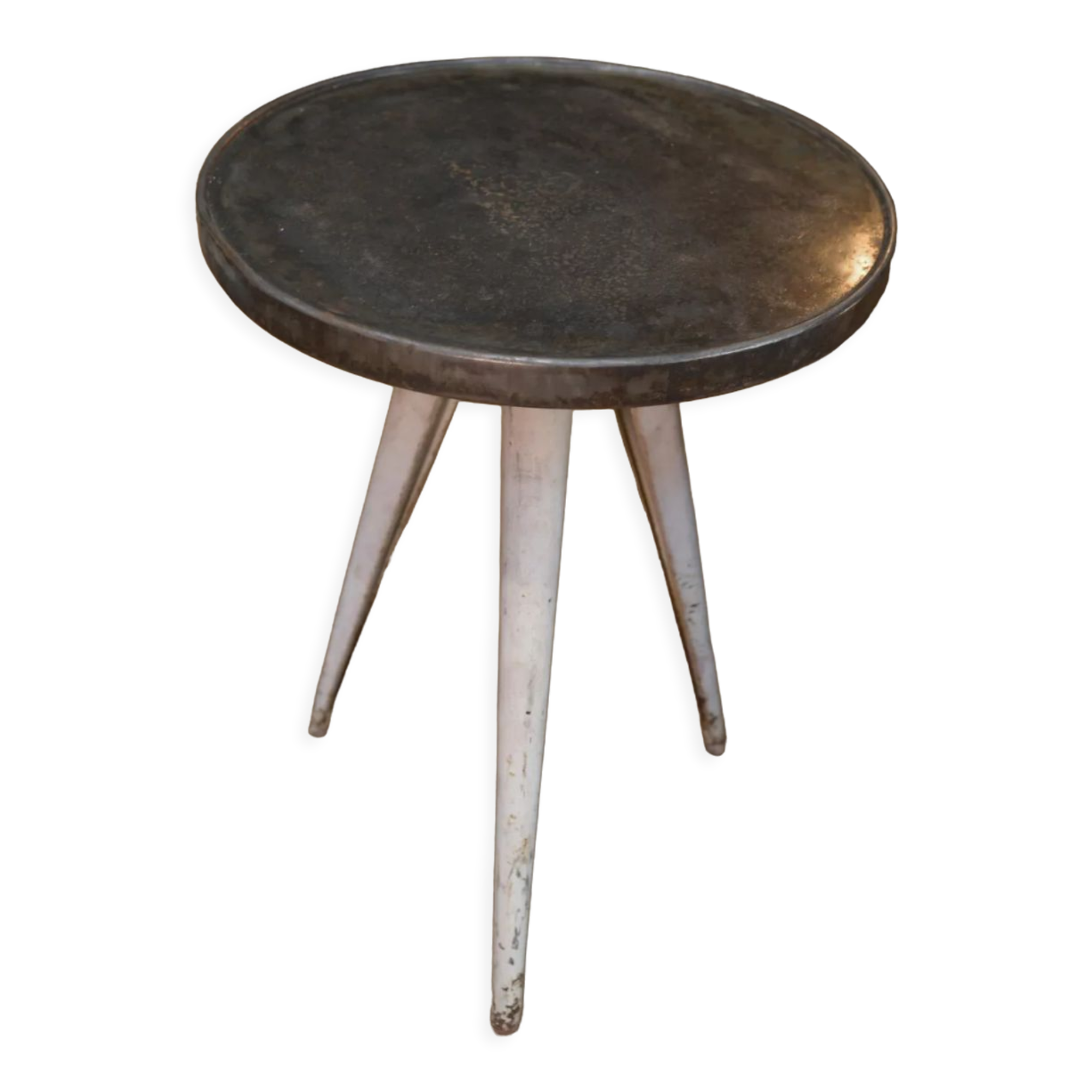 Art deco terrace bistro table in metal 1930
