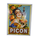 Picon enamel plate