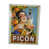 Picon enamel plate