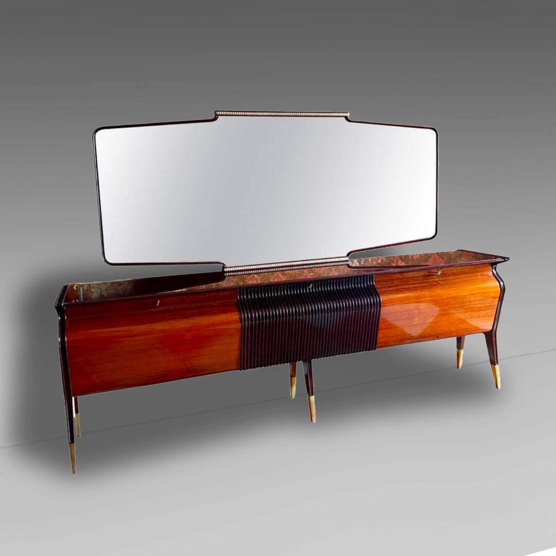 Art Deco Style Vintage Sideboard by Osvaldo Borsani, 1950s