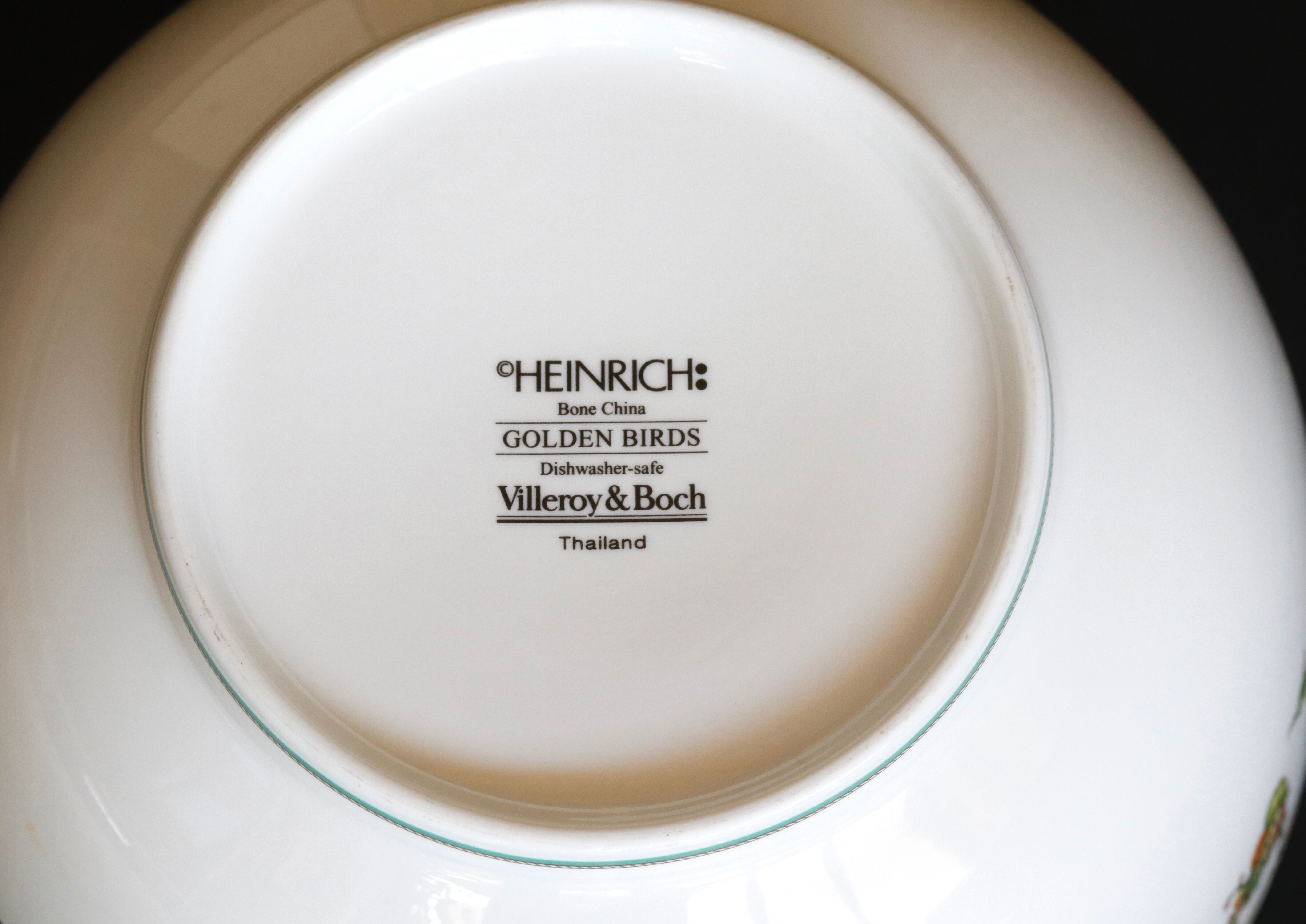 Villeroy & Boch porcelain bowl. Heinrich - Golden Birds