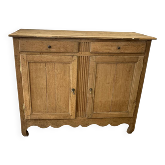 Parisian-style oak sideboard