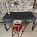 Old black patina office