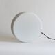 Wall or ceiling light in matt white opaline, 60s/70s