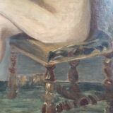 Old female nude table