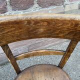 Paire de chaises de brasserie bois courbé