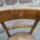 Paire de chaises de brasserie bois courbé