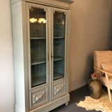 Late 19th century glass cabinet