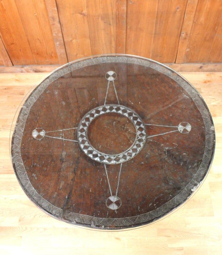 Malinké table in indigenous West African wood 20th century