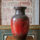 Large ceramic vase West Germany 241-47, Scheurich vase, floor vase