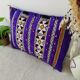 Moroccan kilim cushion purple 55x45cm