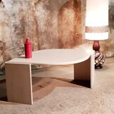 Travertine coffee table