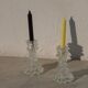 Set of 2 Candle holder in Murano Rostrato Glass by Barovier e Toso, 1950