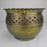Brass flowerpot