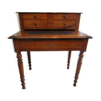 Old-tiered walnut desk