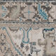 Distressed turkish rug runner 72 x 144 cm