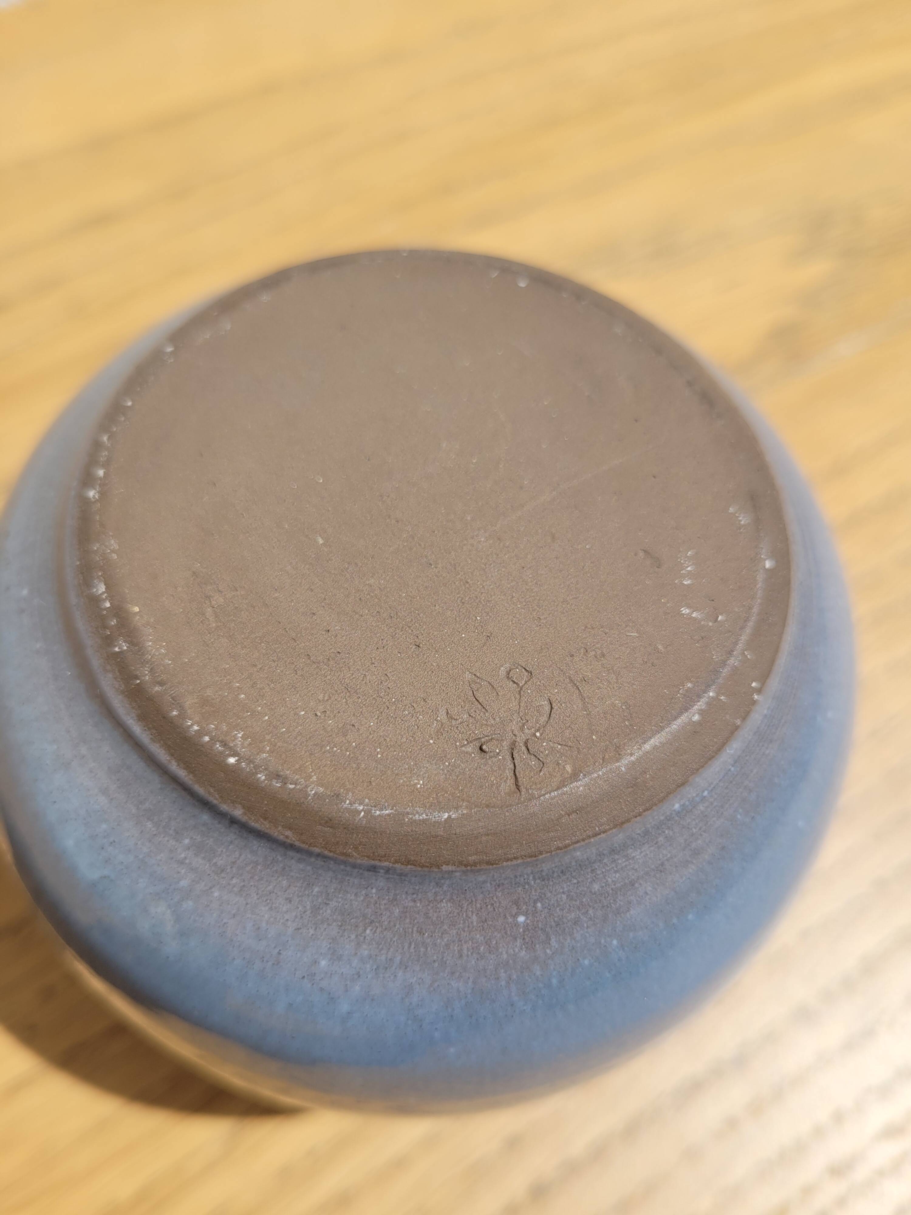 Small blue vase Roger Millian