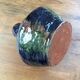 Handcrafted glazed terracotta vase