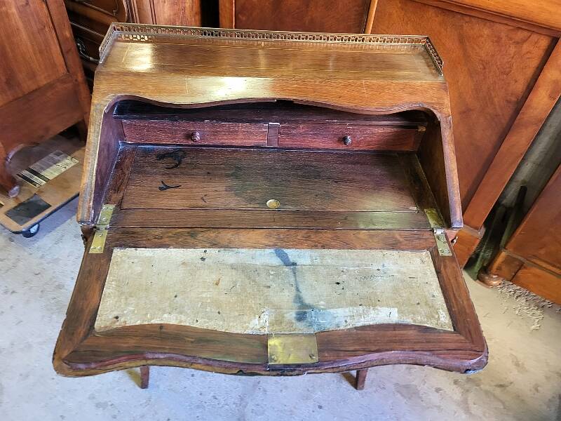 Secretaire de dame marqueterie du xix ème siecle
