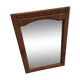 Miroir bois moustache