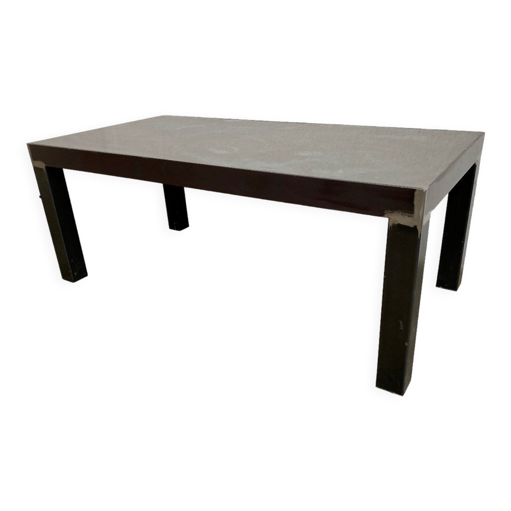 Industrial iron and quartz table
