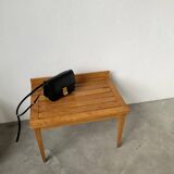 1950s oak luggage rack