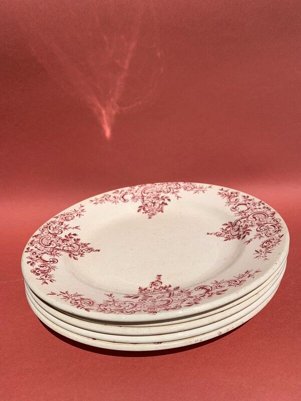 Set of 5 flat plates Iron Earth