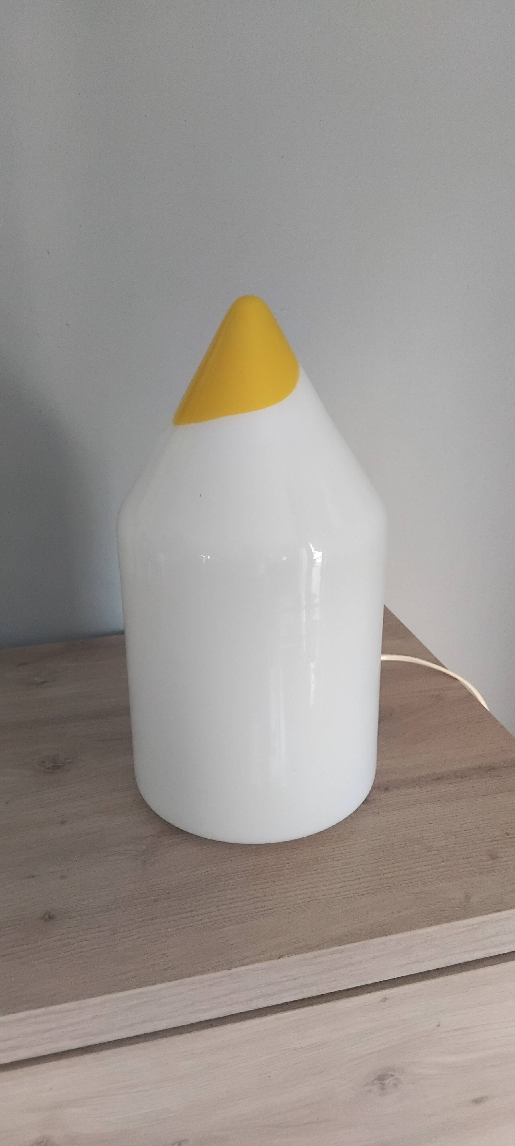 Lampe crayon murano vetri année 60 vintage