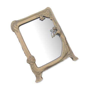 Brass retro mirror The Lady of the Lake