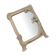 Brass retro mirror The Lady of the Lake