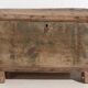 Old green patinated wooden chest (c.1900)