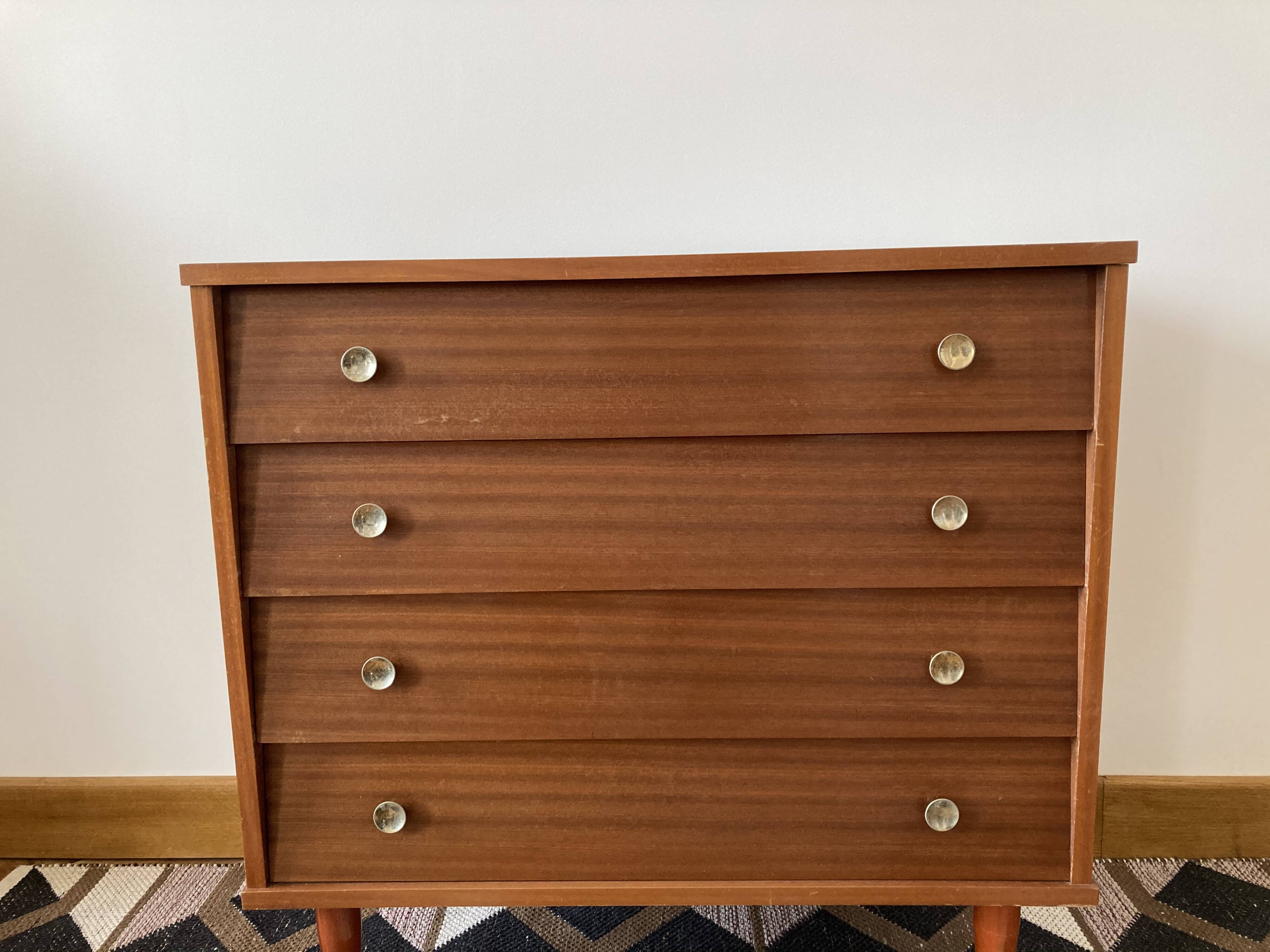 Chest of drawers feet pencils
