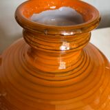 Vase XXXL Italian design 1960 in glazed earth