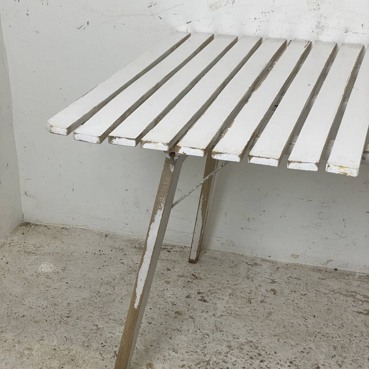 Vintage 1960s folding garden table